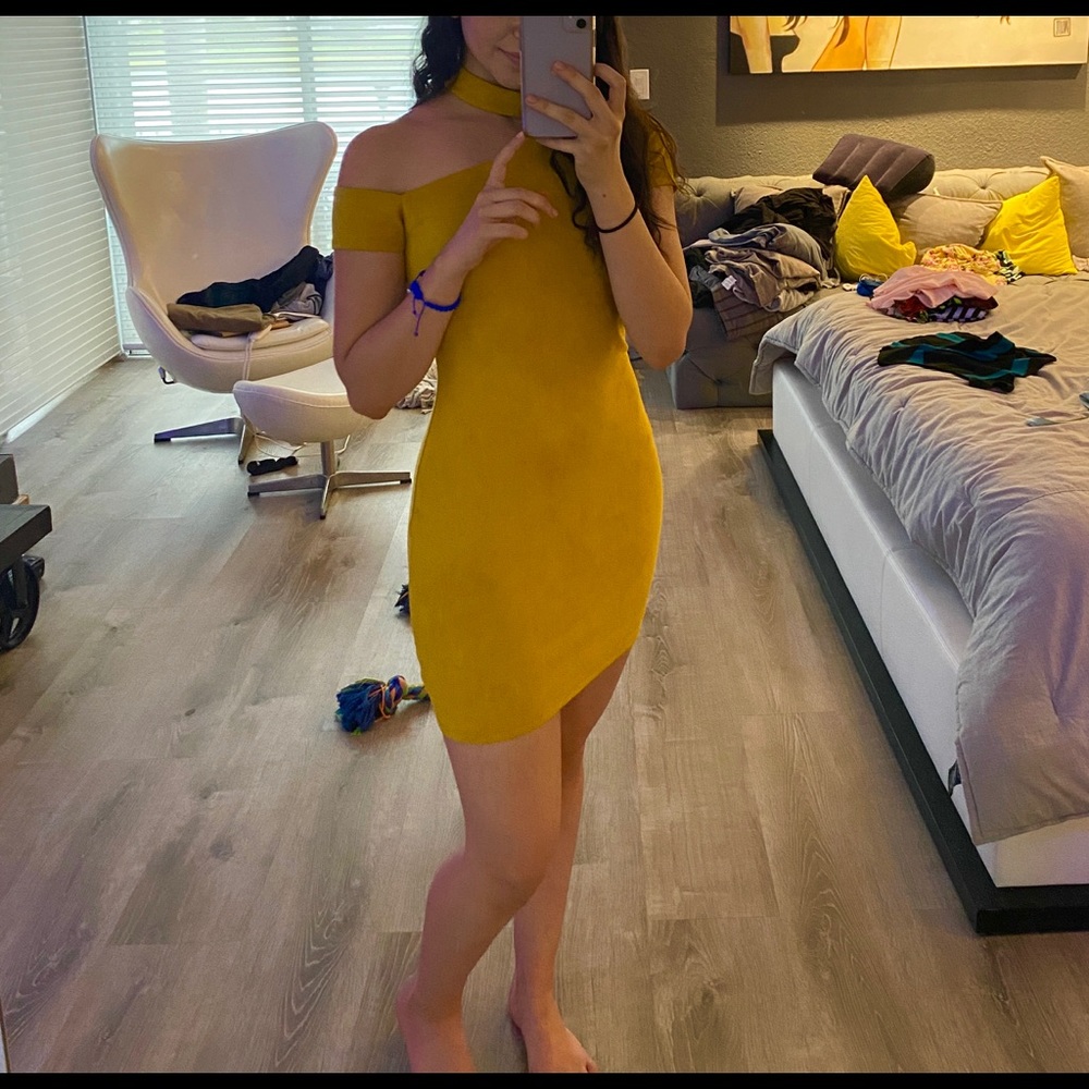 Velvet stretchy dress